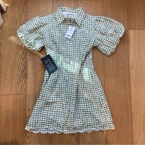 Tuckernuck green checkered dress